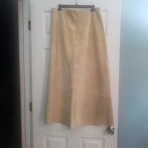 Suede Skirt Long